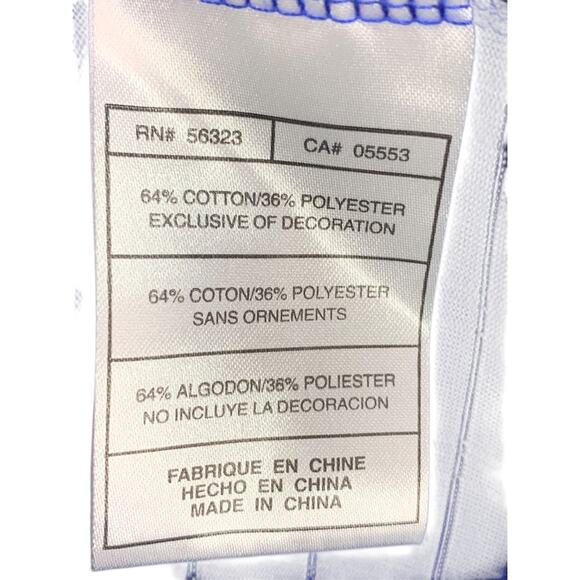 XL Nike Mens Tiger Woods Collection Blue Striped Golf Polo Shirt - Picture 10 of 10